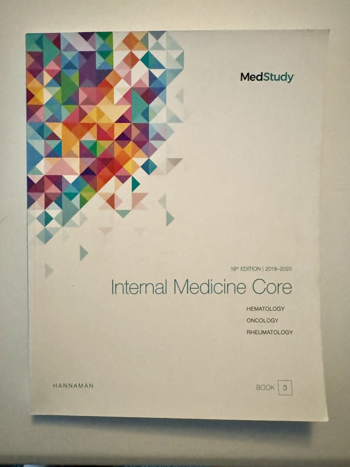MedStudy 18th Edition Internal Medicine – Hematology, Oncology 2019-20 – Book3