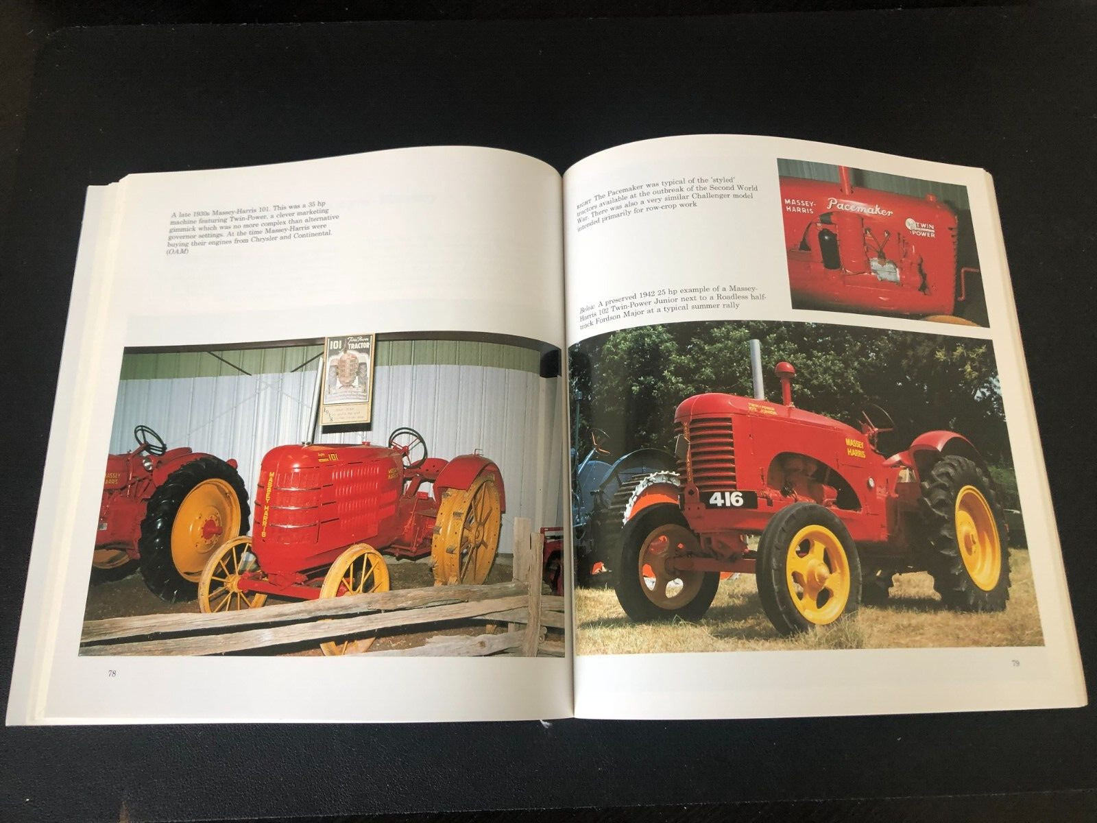 VINTAGE Classic American Farm Tractors by Nick Baldwin 1985 John Deere