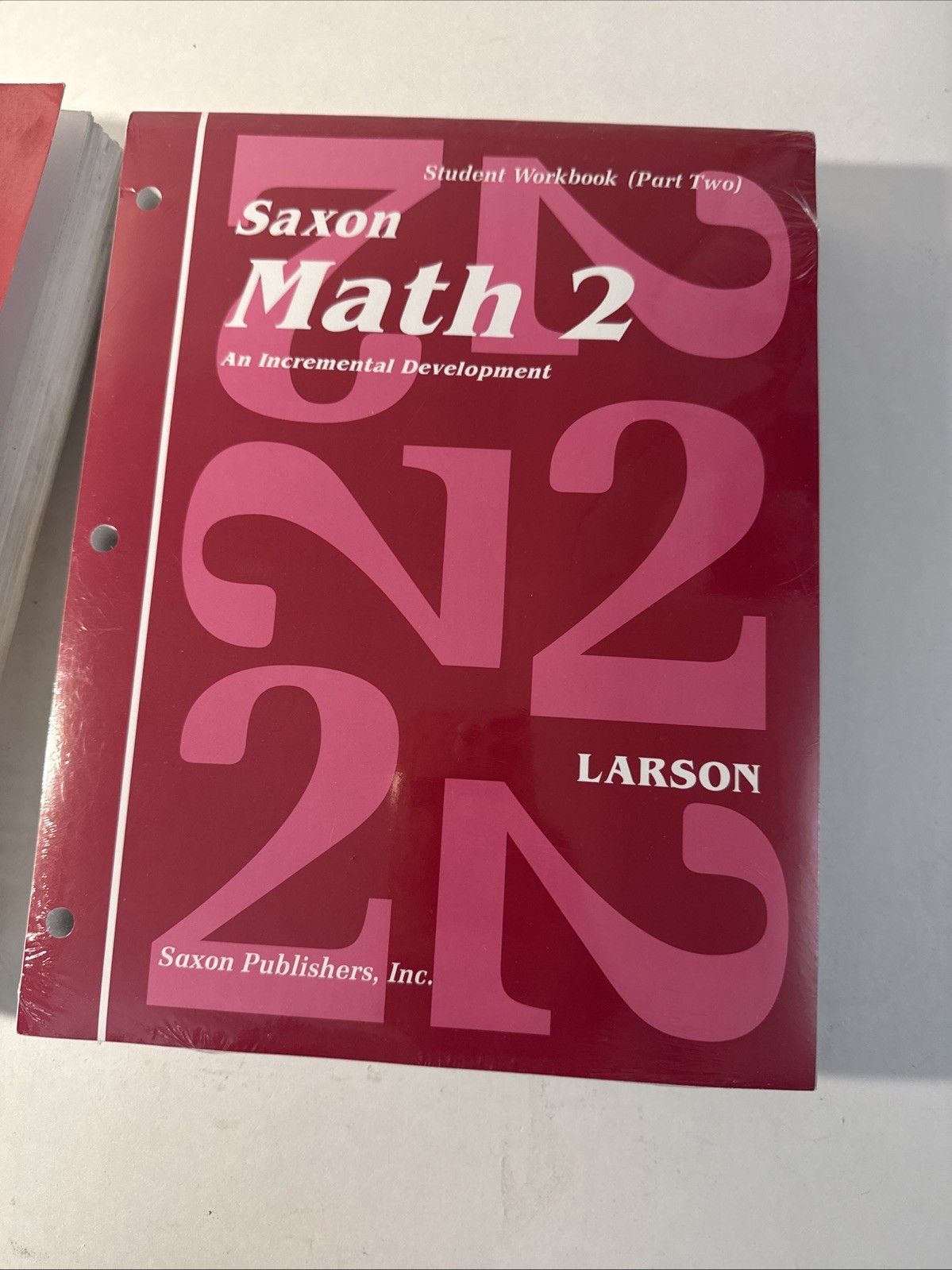 SAXON Math HOMESCOOL 2, Larson, 2nd GRADE, Teachers Edition, Workbooks, & Flash✅