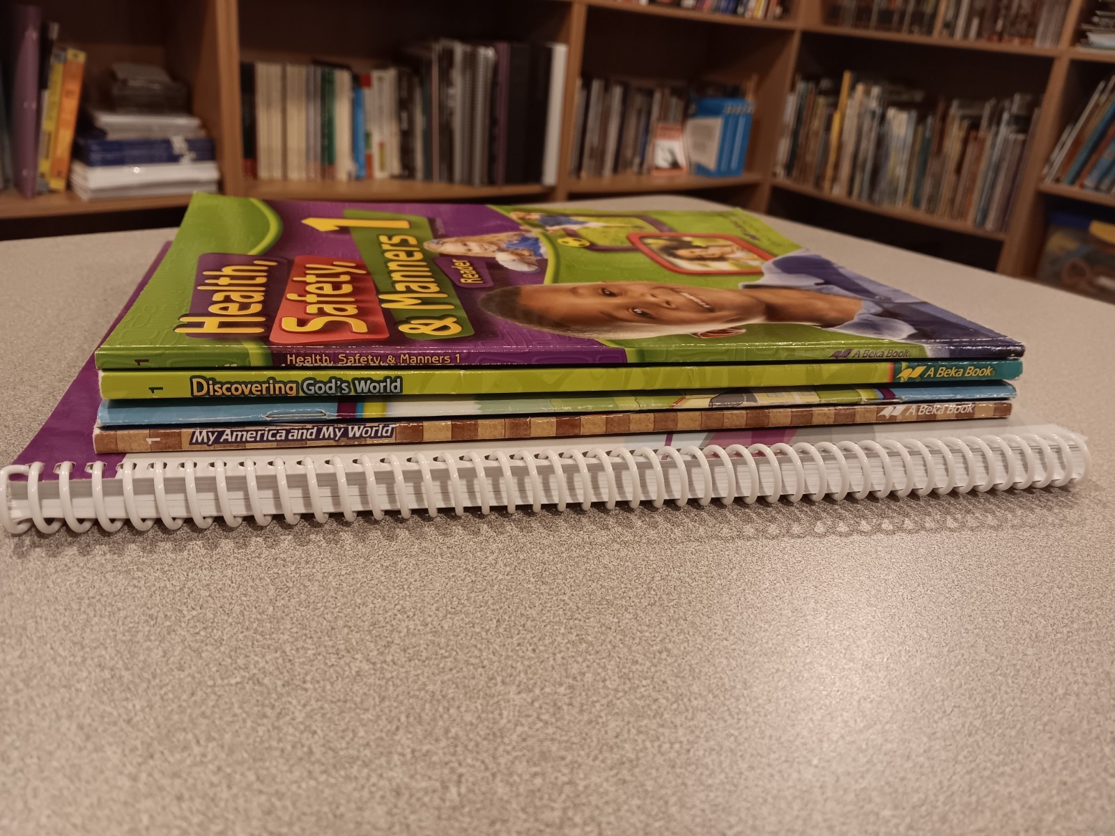 Abeka 1st Grade History, Science, Health, Community Helpers and Lesson Plans