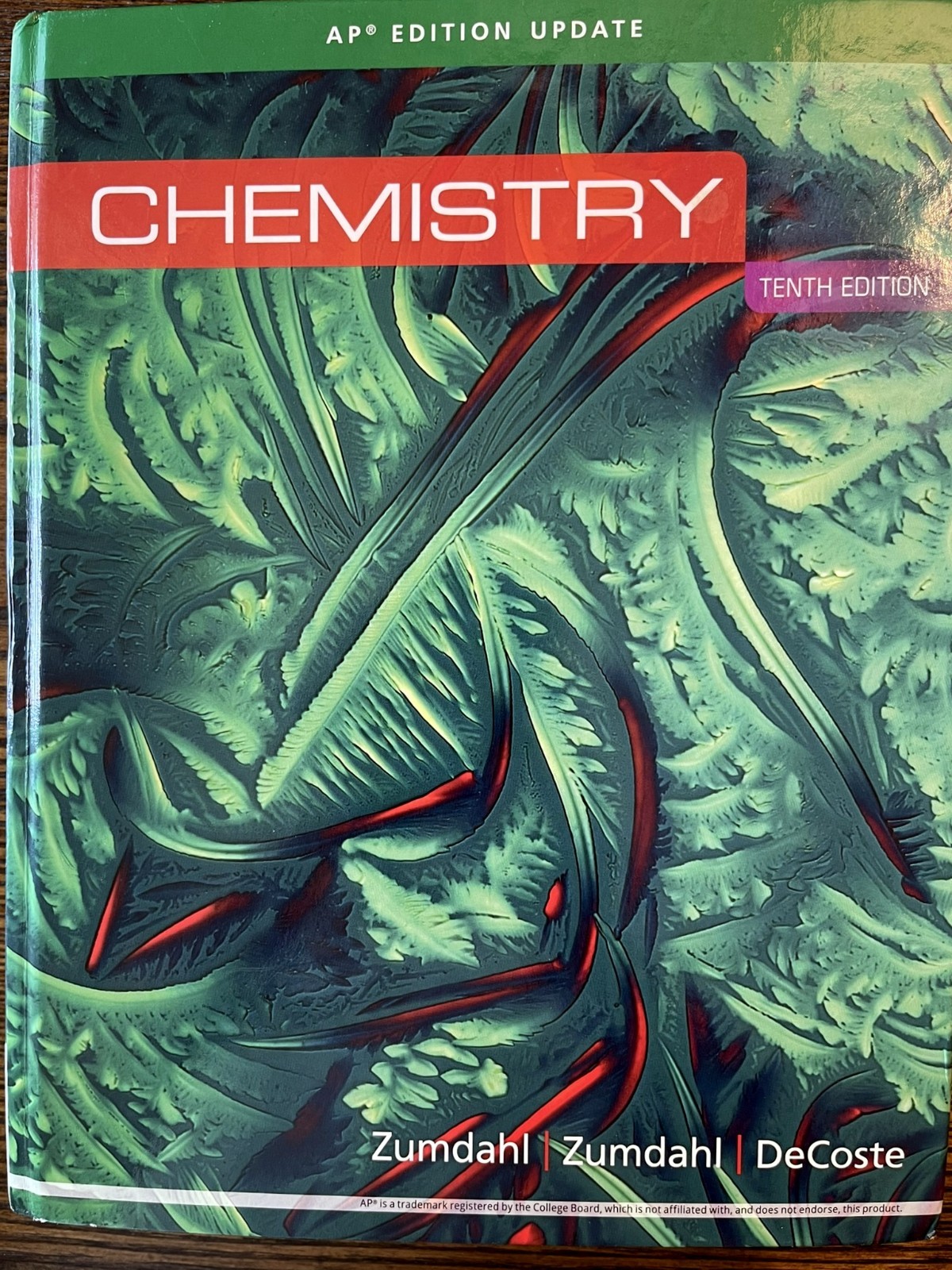 AP Edition Update Chemistry 9th Edition H.S. Chemistry Textbook : Acceptable