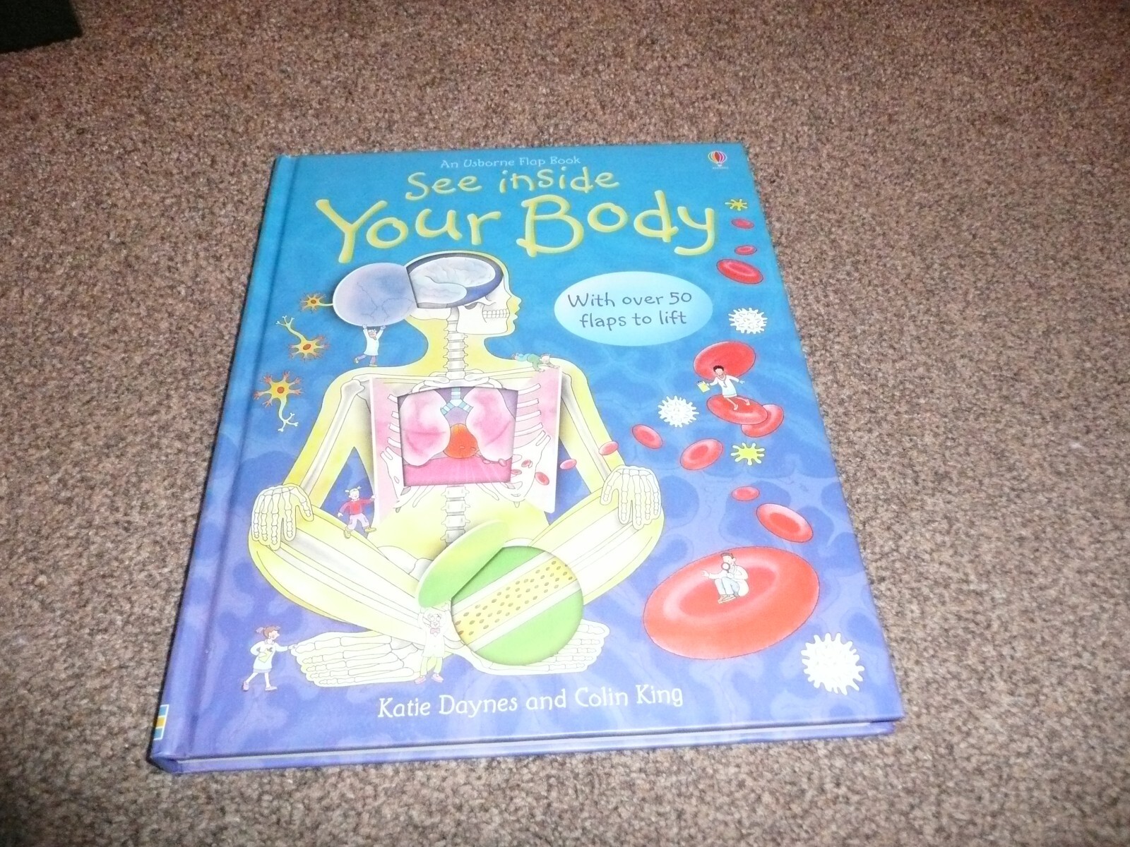 See Inside Your Body (Usborne Flap Books) By Katie Daynes,Colin King OVER 50 FLA
