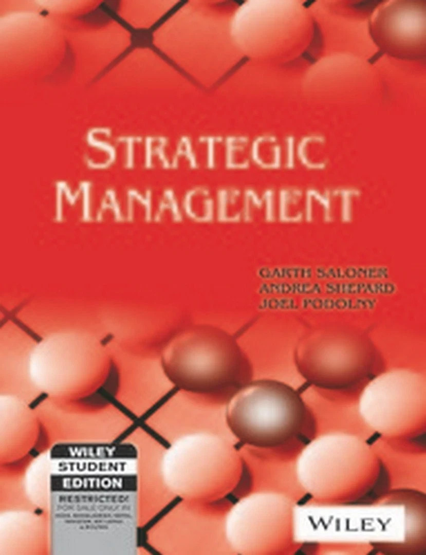 NEW: Strategic Management by Garth Saloner – 9788126515684
