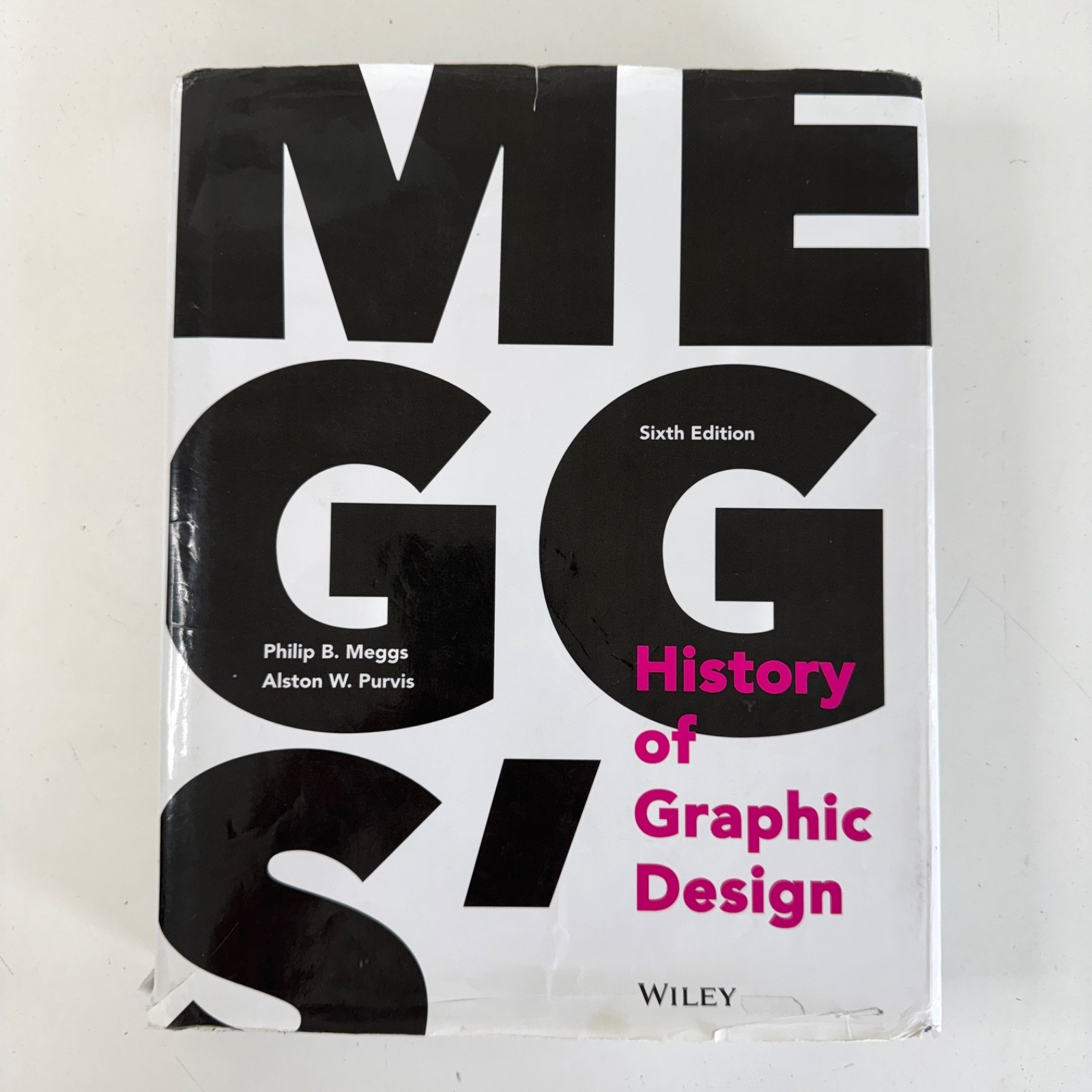 Meggs’ History of Graphic Design – Hardcover by Meggs Philip B HC/DJ (DJ torn)