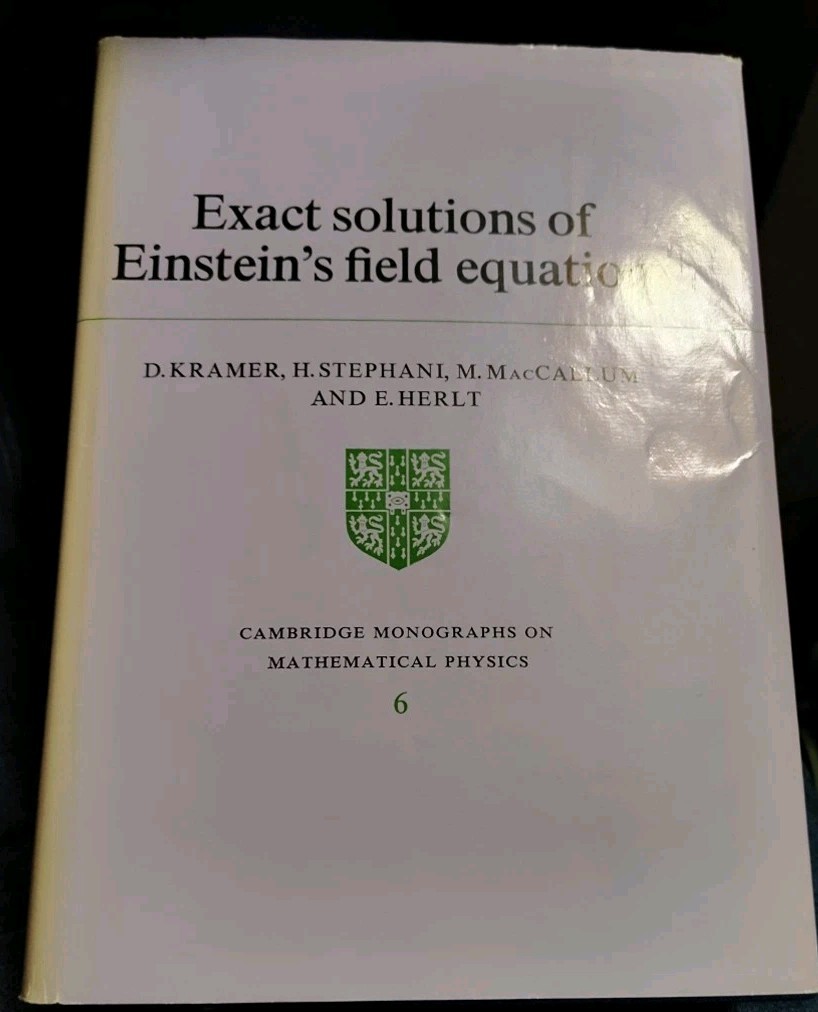 Cambridge Monographs on Mathematical Physics Ser.: Exact Solutions of Einstein’s