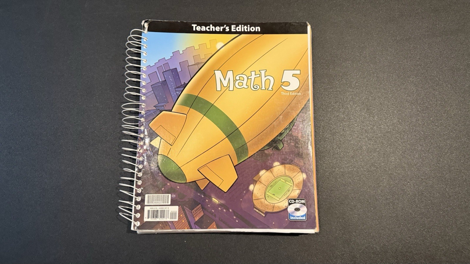 BJU Press Math 5 Teacher’s Edition Third Edition Spiral w/ CD-ROM