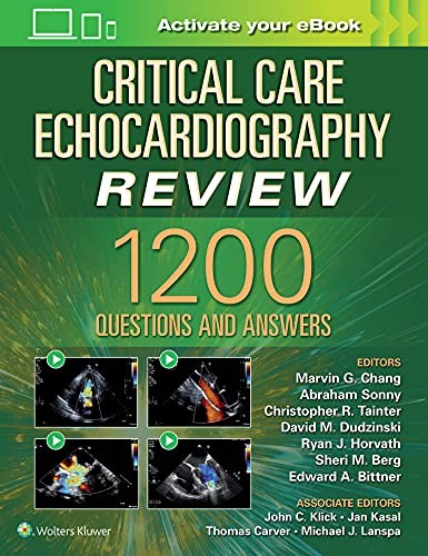 Critical Care Echocardiography Review: 1200+ Qu, Chang, FASE, Du..
