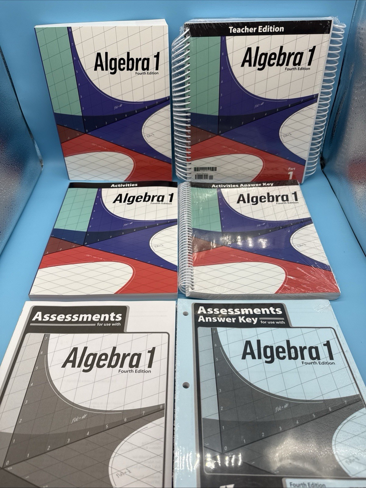Bob Jones Algebra 1 Set- Student & Teacher (4th Edition) 9th Grade Math NEW