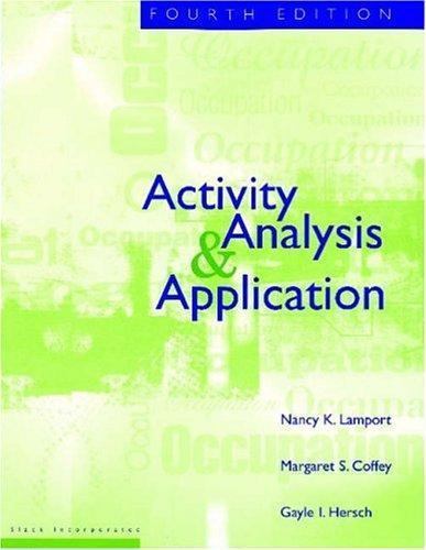 Activity Analysis and Application
