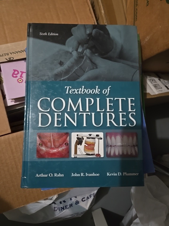 TEXTBOOK OF COMPLETE DENTURES BY ARTHUR O. RAHN 2009