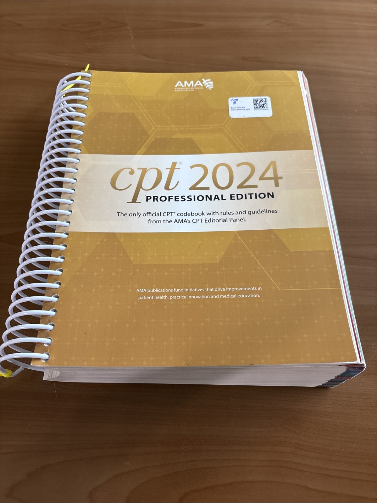 CPT Professional 2024 Code Book Spiral American Medical Association AMA Coding