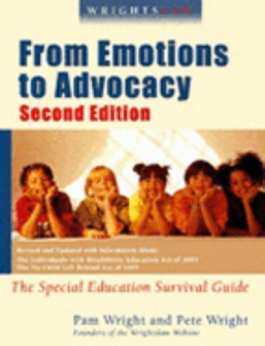 Wrightslaw: From Emotions to Adv- 9781892320094, paperback, Peter W D Wright and