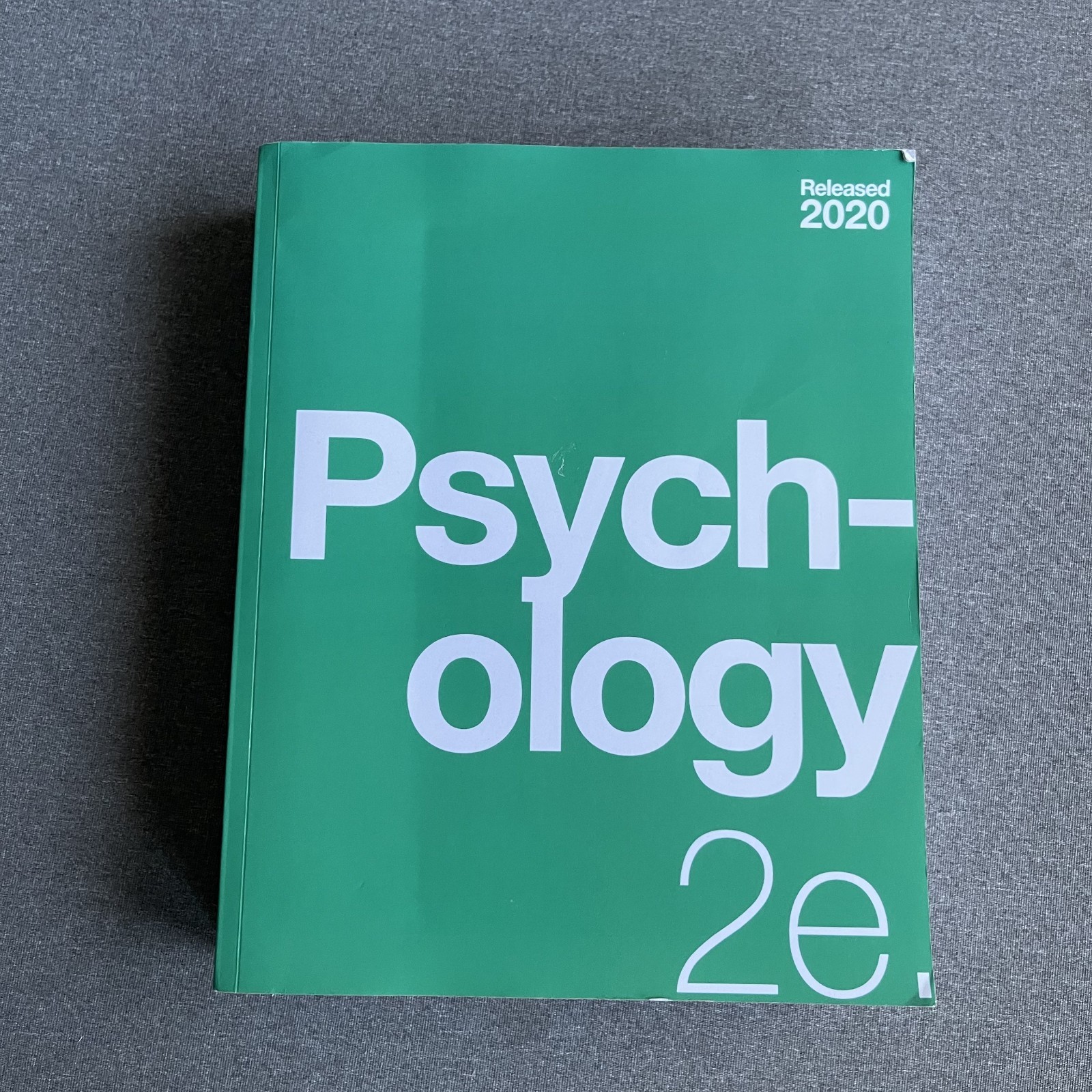 Psychology 2e Textbook (2nd Edition) – Paperback, by Spielman Rose M.