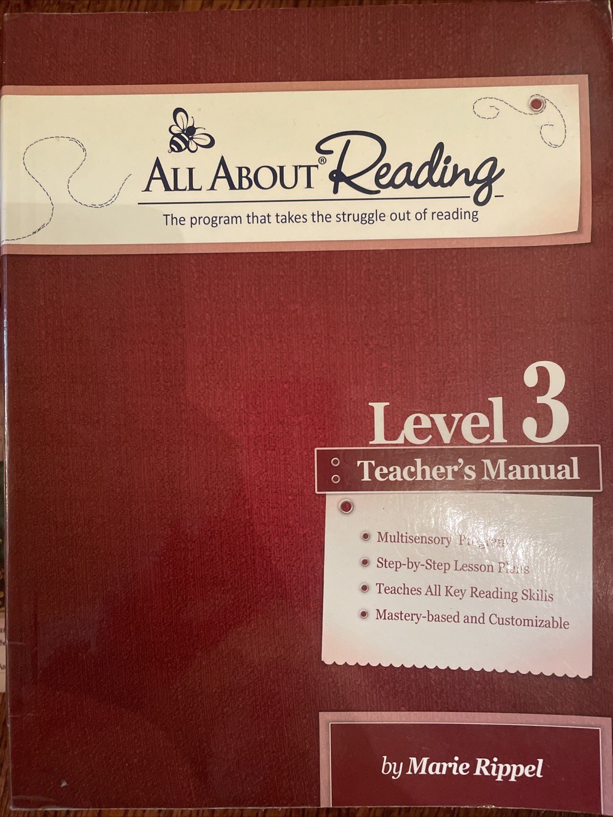 All About Reading Level 3 Teachers Manual Marie Rippel