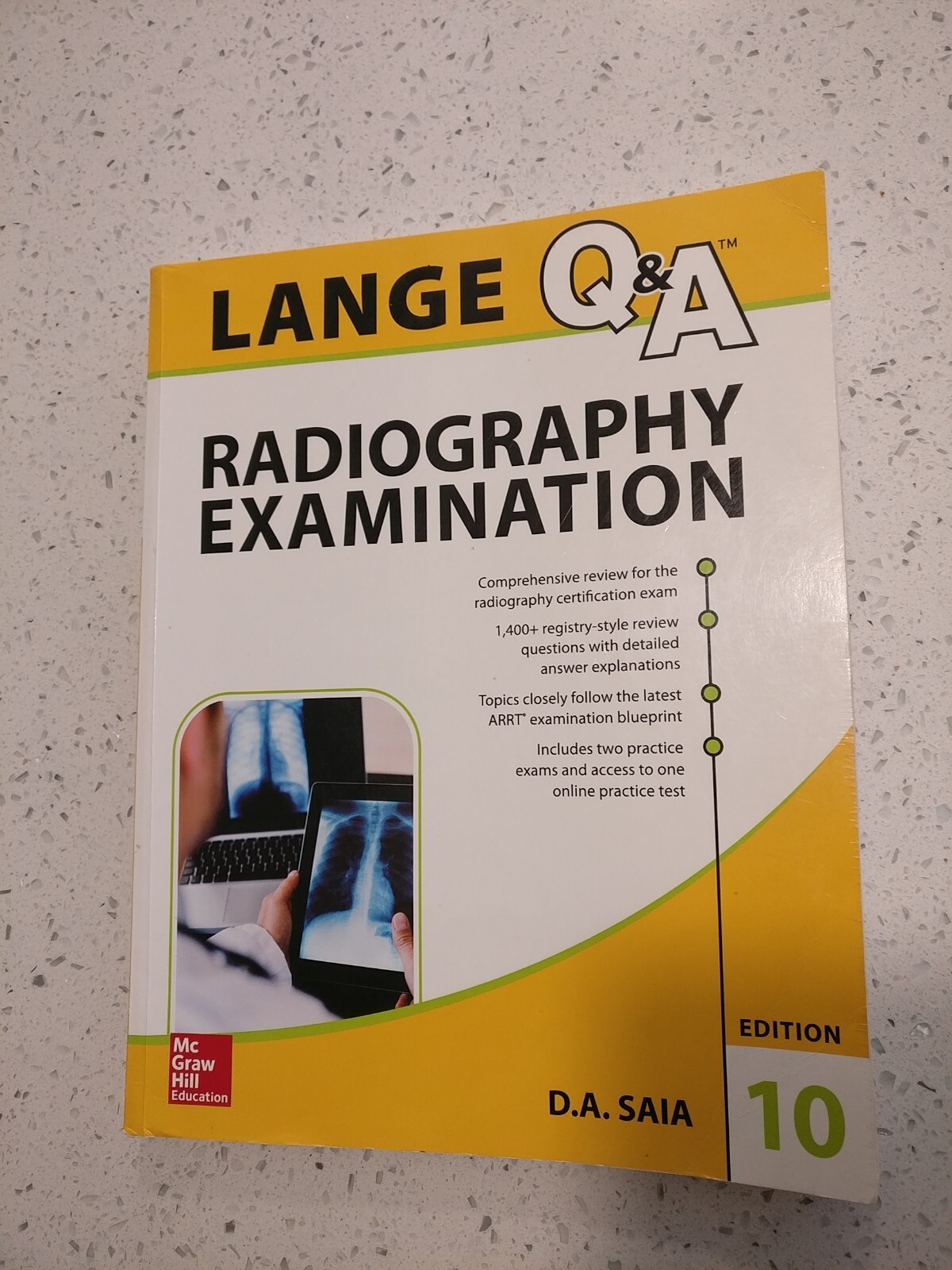 LANGE Q&a Radiography Examination, Tenth Edition by D. A. Saia (2015, Trade…