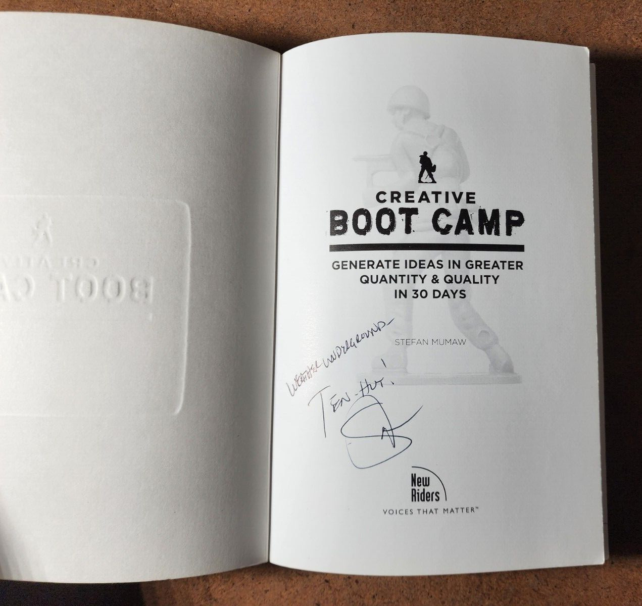 CREATIVE BOOT CAMP – Ideas in Greater Quantity and Quality in 30 Days – SIGNED!