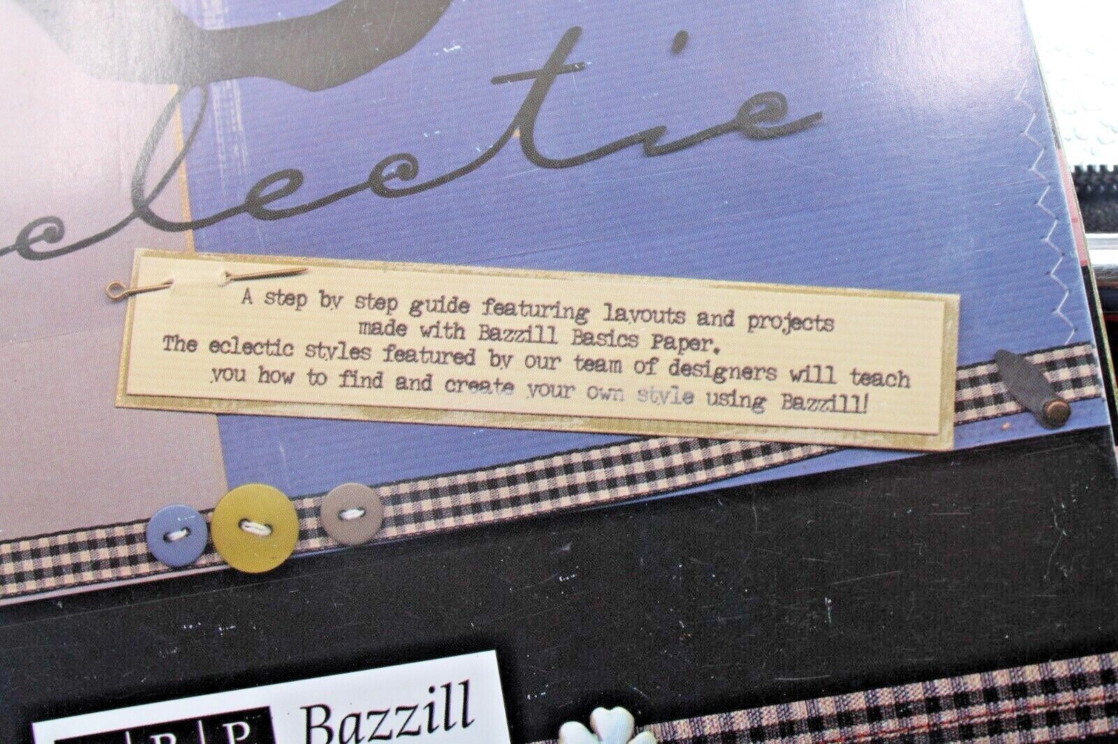 Eclectic Spiral-bound Bazzill Basic Paper, Scrapbooking Layouts 200 Creations