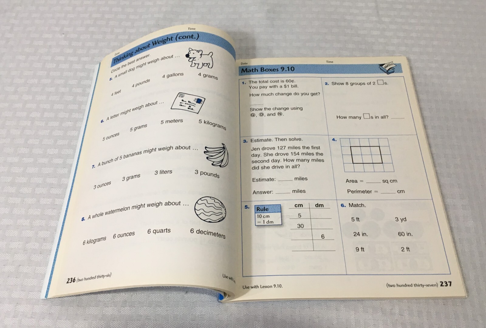 EVERYDAY MATHEMATICS – STUDENT MATH JOURNAL VOL. 2 – SECOND (2ND) GRADE LEVEL