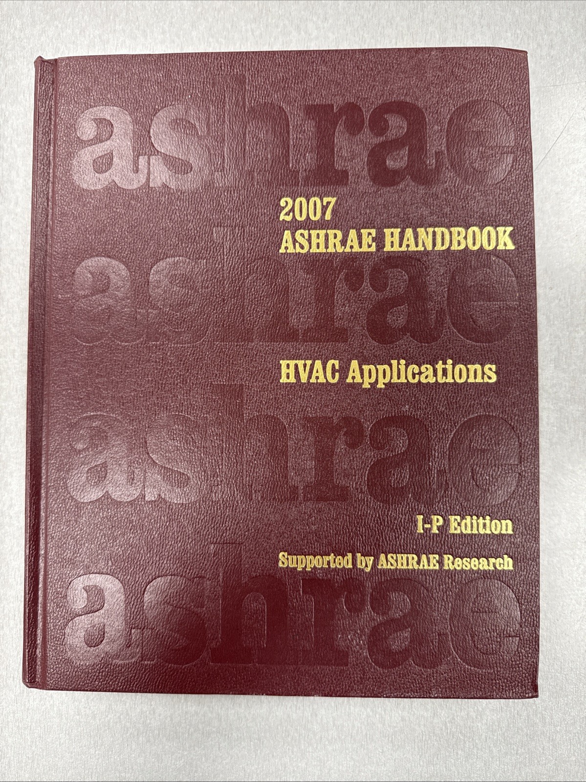 2007 ASHRAE Handbook — HVAC Applications (I-P) by American Society of…