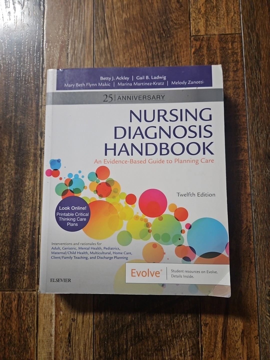 Nursing Diagnosis Handbook 12th Ed UNUSED Code Book