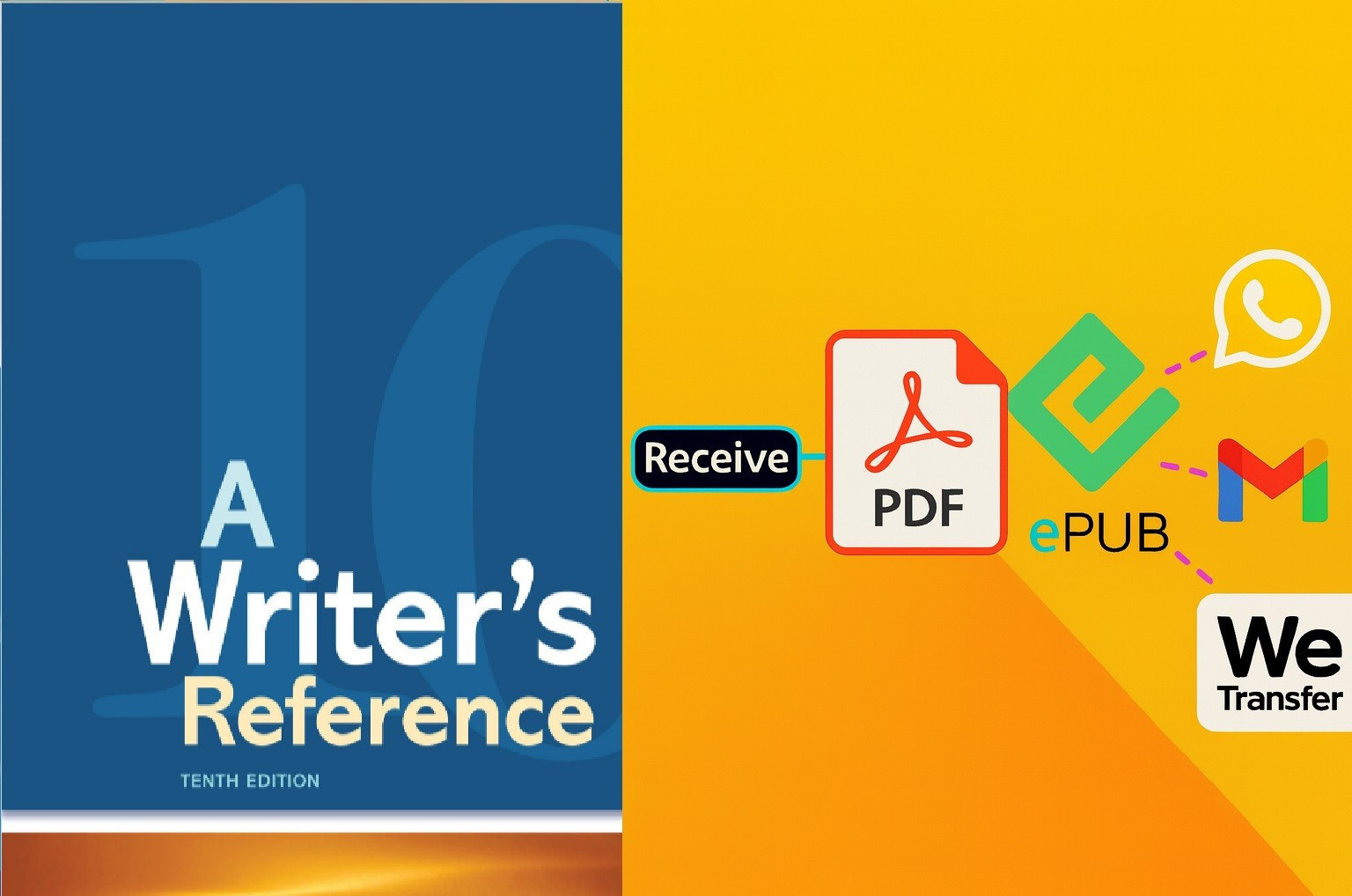 A Writer’s Reference by Hacker, 10 th Edition NEW pdf/usb