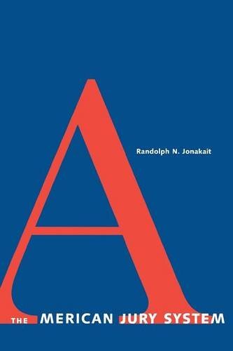 The American Jury System by Jonakait, N. New 9780300124637 Fast Free Shipping-