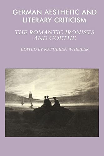 German Aesthetic and Literary Criti… by Wheeler, Kathleen Paperback / softback