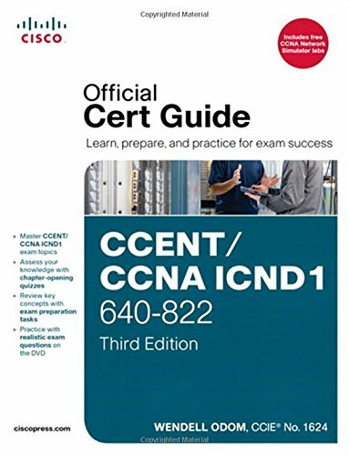 CCENT/CCNA ICND1 640-822 Official Cert Guide by Odom, Wendell Book The Fast Free