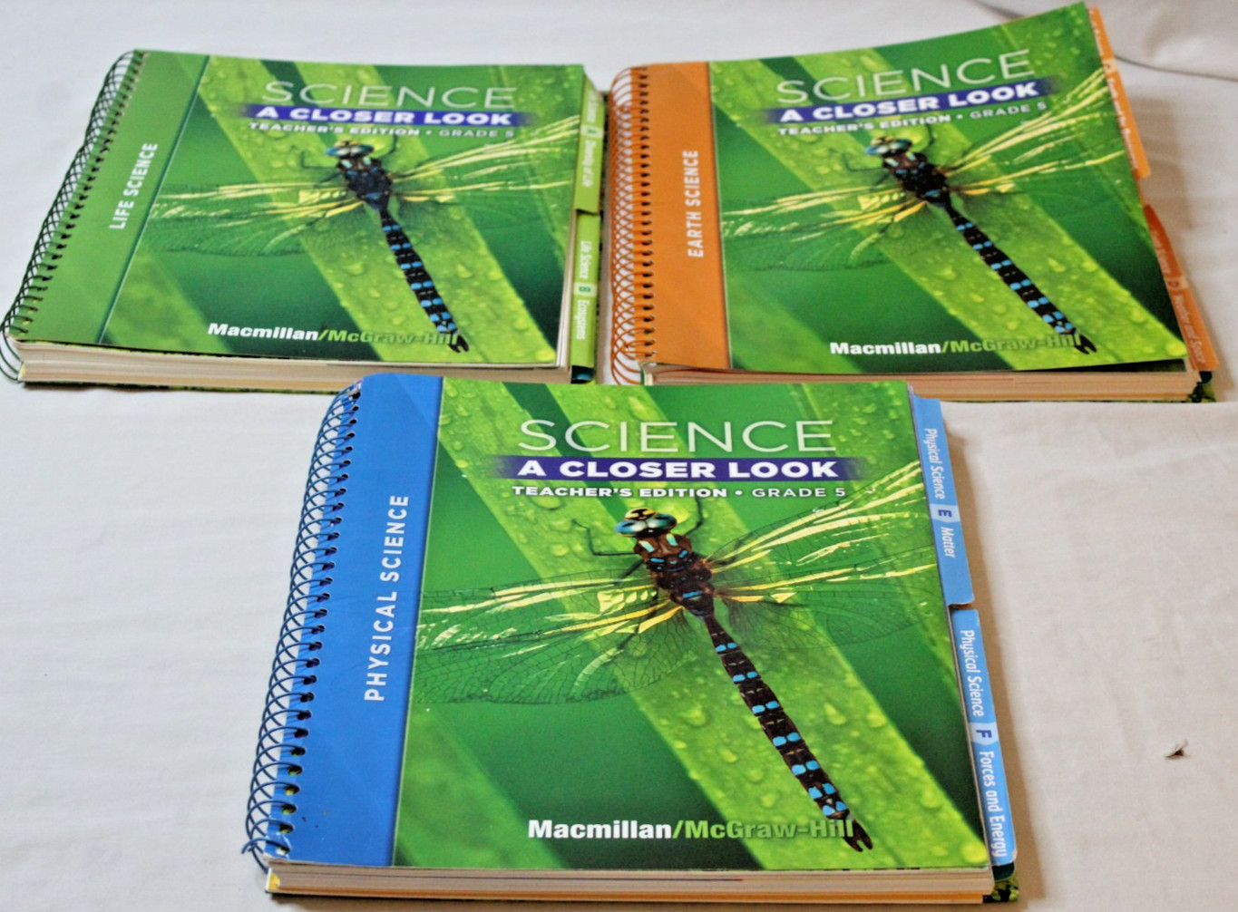McGraw Hill Science A Closer Look Grade 5 Teacher’s Editions Set