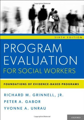 Evaluation In Social Work by Richard M Grinnell