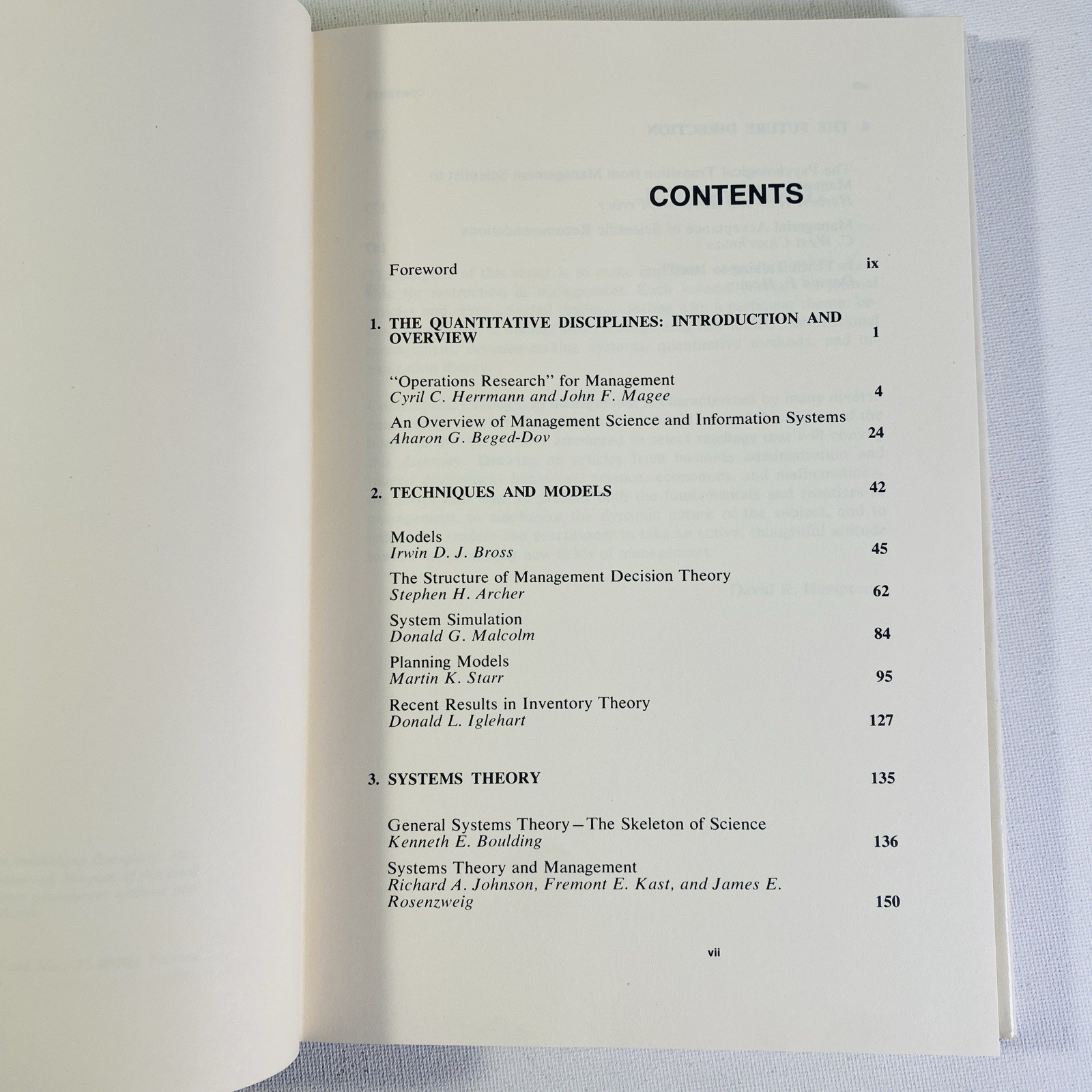 Quantitative Disciplines in Management Decisions by Levin & Lamone 1969 Hardcove