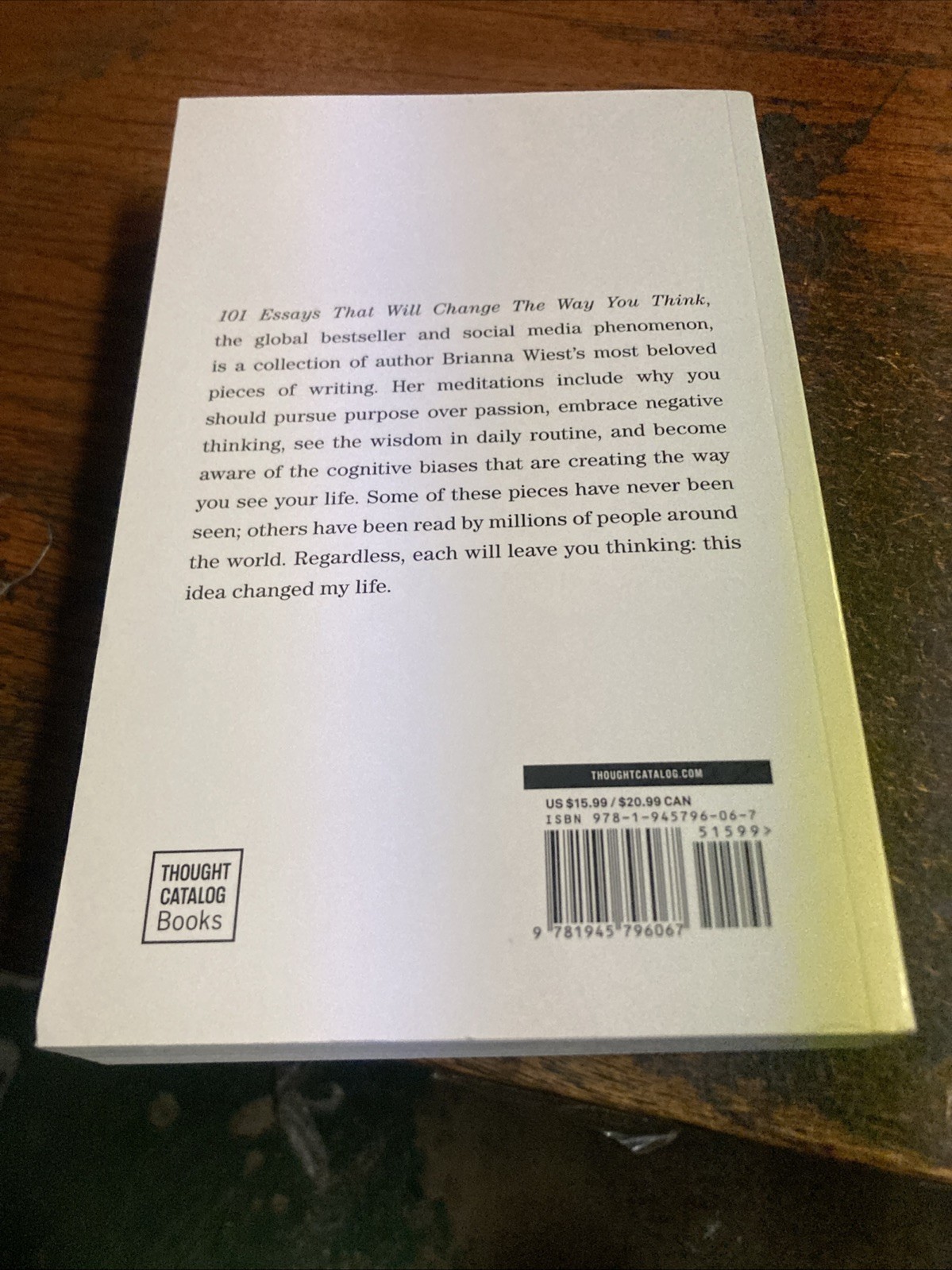 101 Essays That Will Change The Way You Think by Brianna West