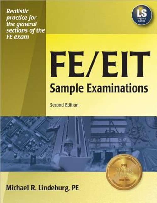 FE/EIT Sample Examinations Paperback Michael R. Lindeburg