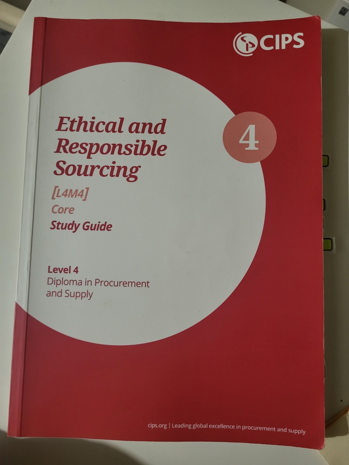 CIPS Level 4 M4 Textbook-Ethical and Responsible Sourcing