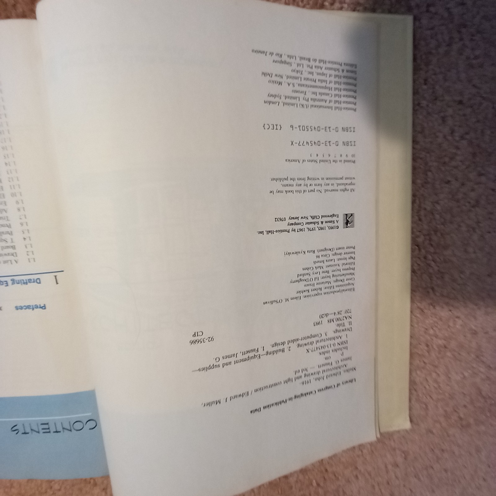 Engineering Graphics Fifth Edition 1993 MacMillan Publishing Hardcover