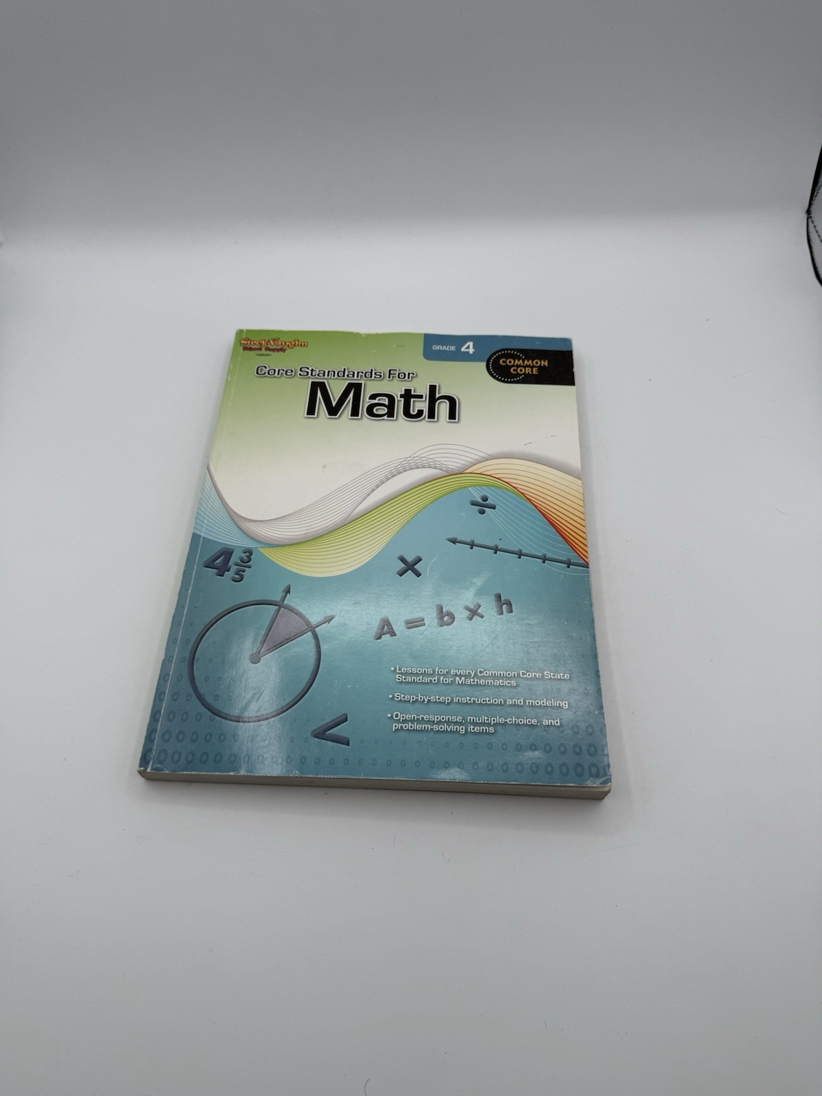 UNMARKED Core Standards for Math, Grade 4 Paperback By Steck-Vaughn Common Core
