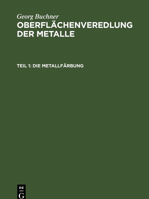 Die Metallf?Rbung