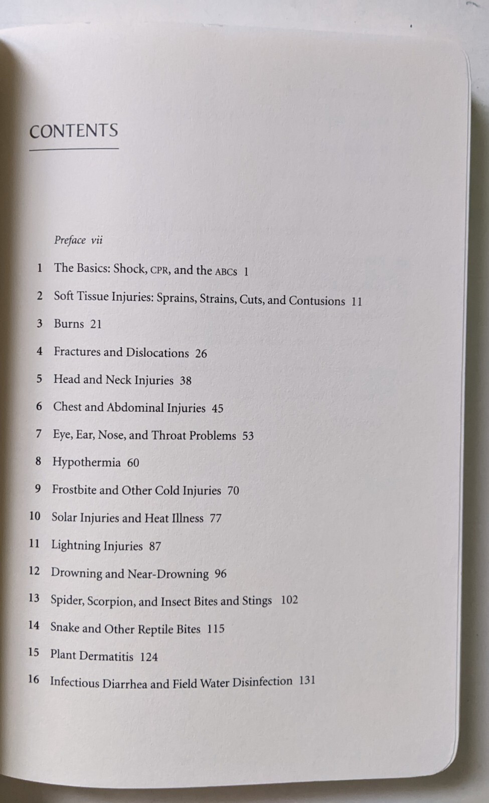 Pocket Guide to Wilderness Medicine & First-Aid Gill Hypothermia Shock First Aid