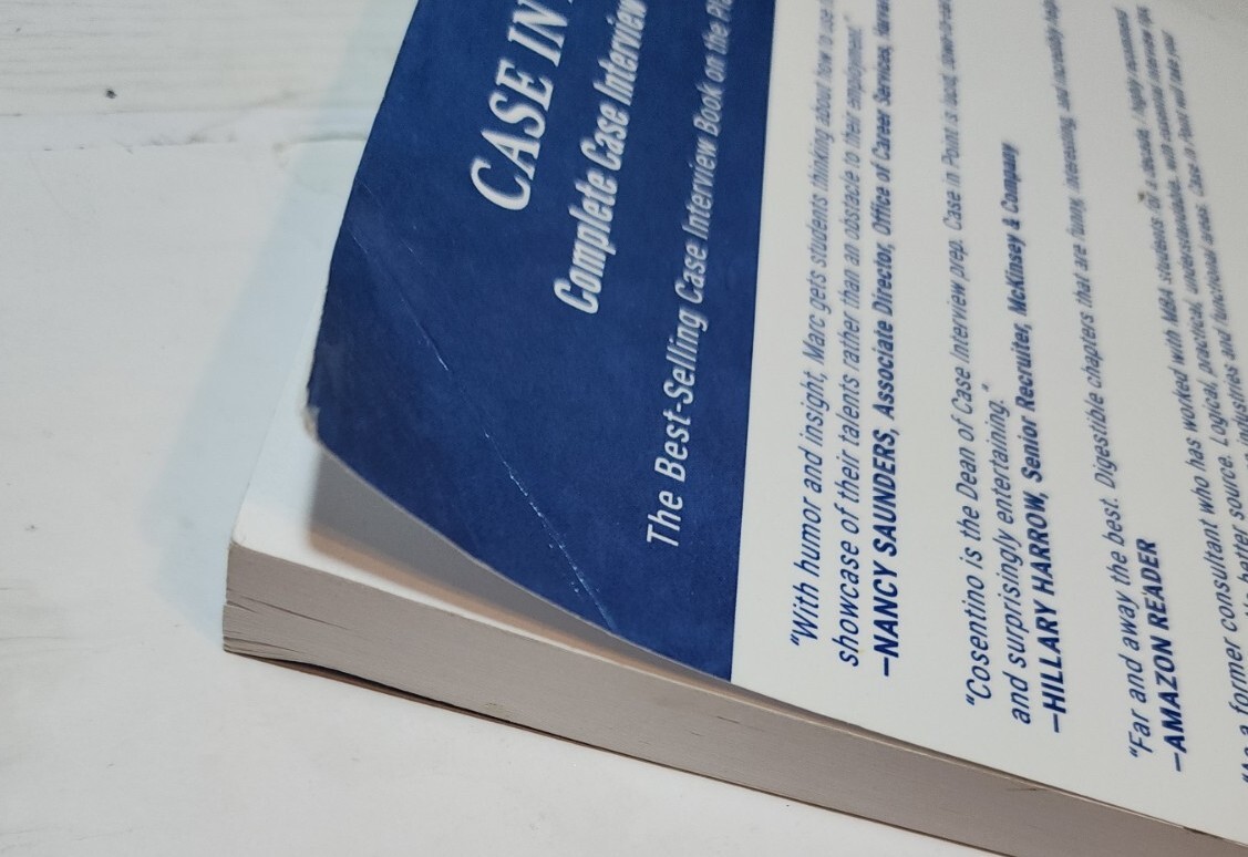 Case in Point 11th Edition: – Paperback, by Cosentino Marc Patrick – nb3