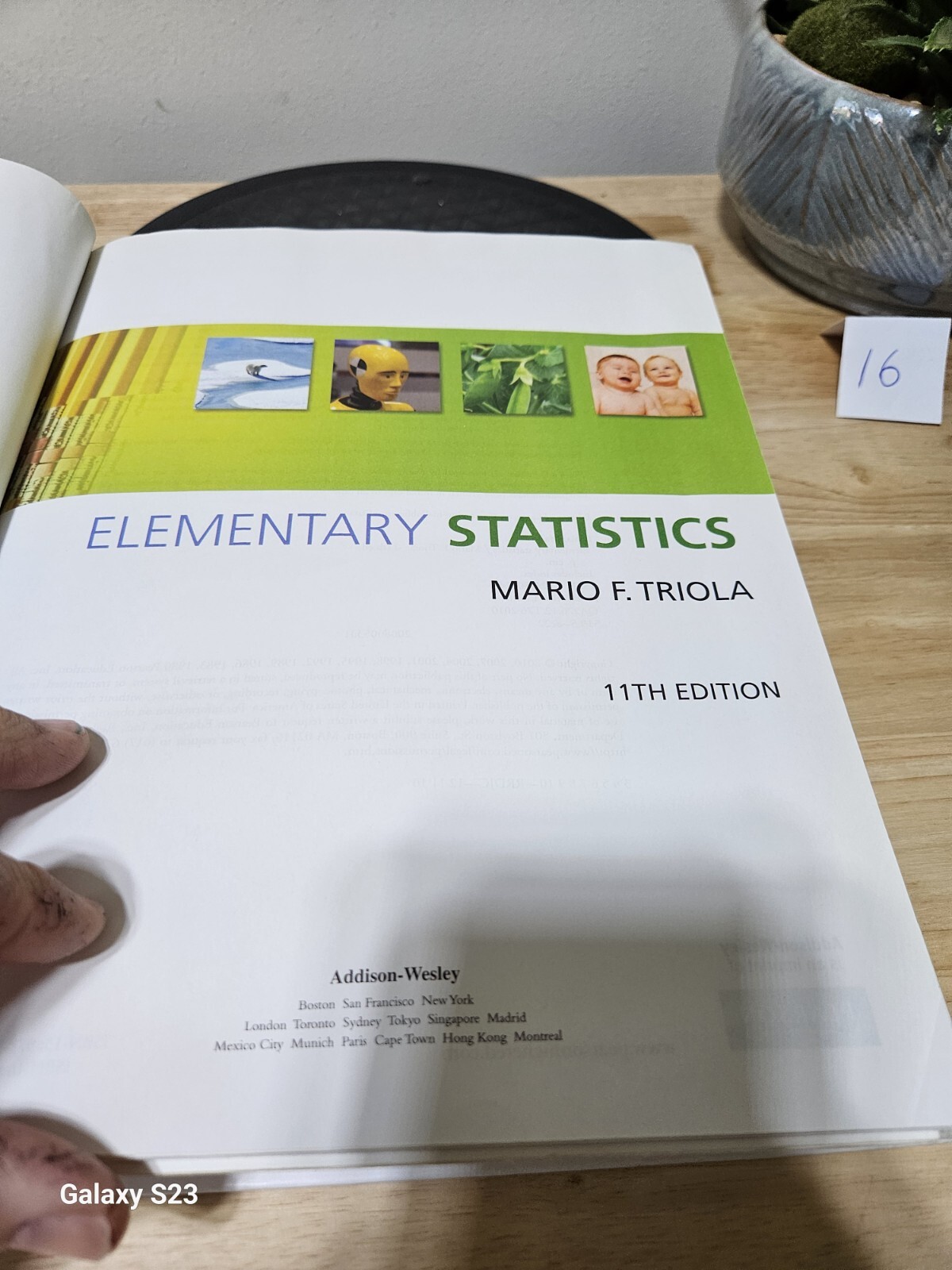 Elementary Statistics 11th Edition by Mario Triola Hardcover Pearson 2010