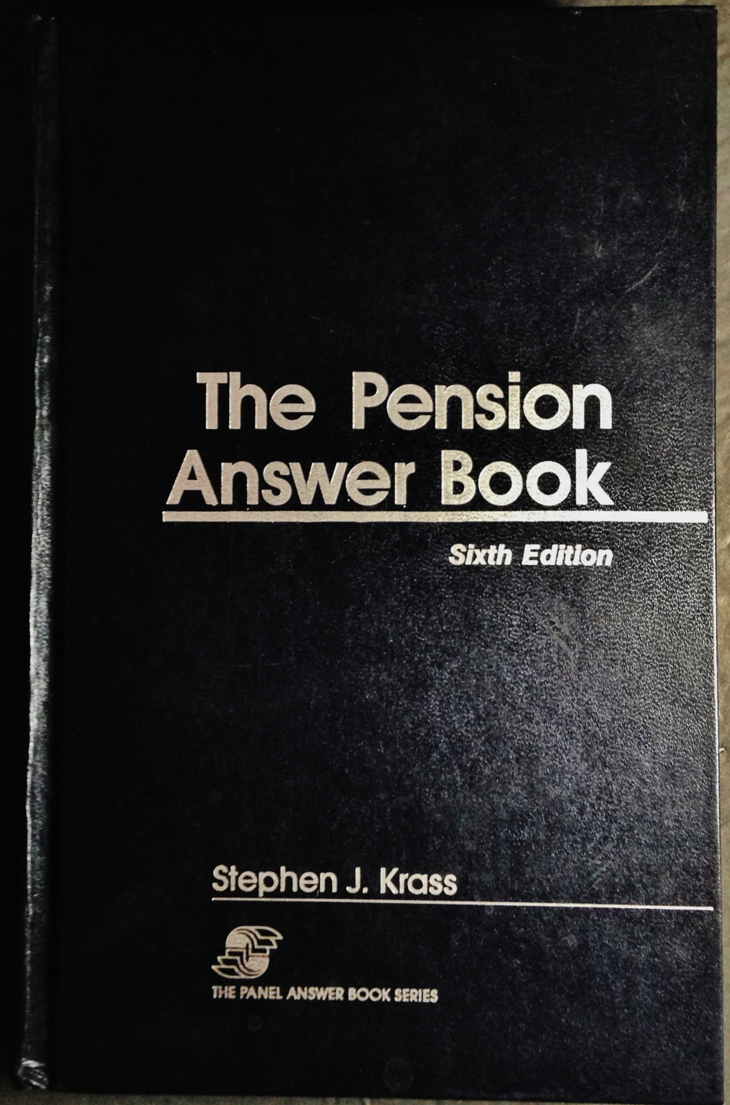 The Pension Answer Book by Stephen J. Krass (1995, Hardcover) Sixth Edition