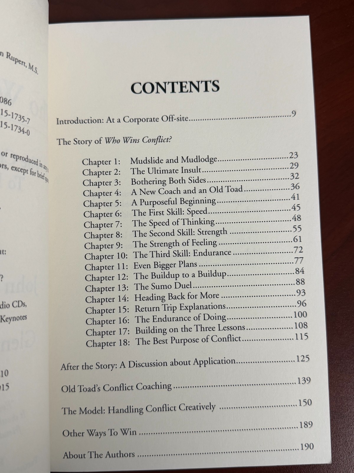 WHO WINS CONFLICT CREATIVE ALTERNATIVE TO FIGHT OR FIGHT 2009 Paperback