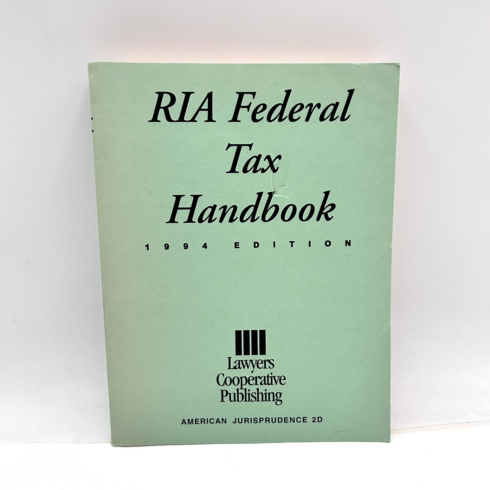 American Jurisprudence 2d Ria Federal Tax Handbook 1994 Edition HTF GC