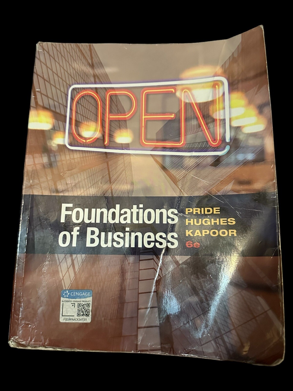 Foundations of Business by Robert J. Hughes-Sixth 6th Edition