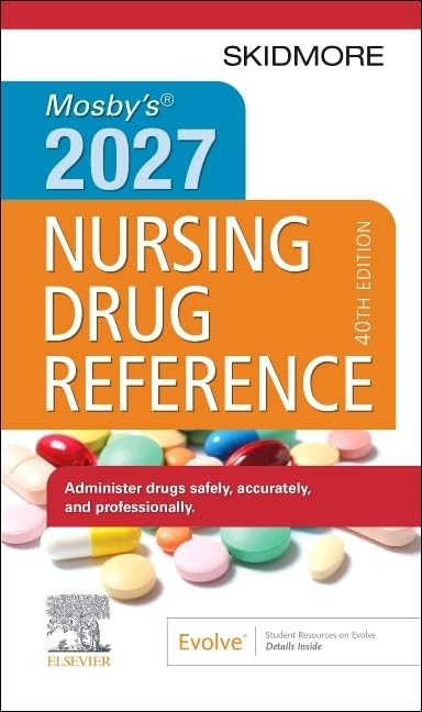 Mosby’s 2027 Nursing Drug Reference Paperback by Linda Skidmore-Roth