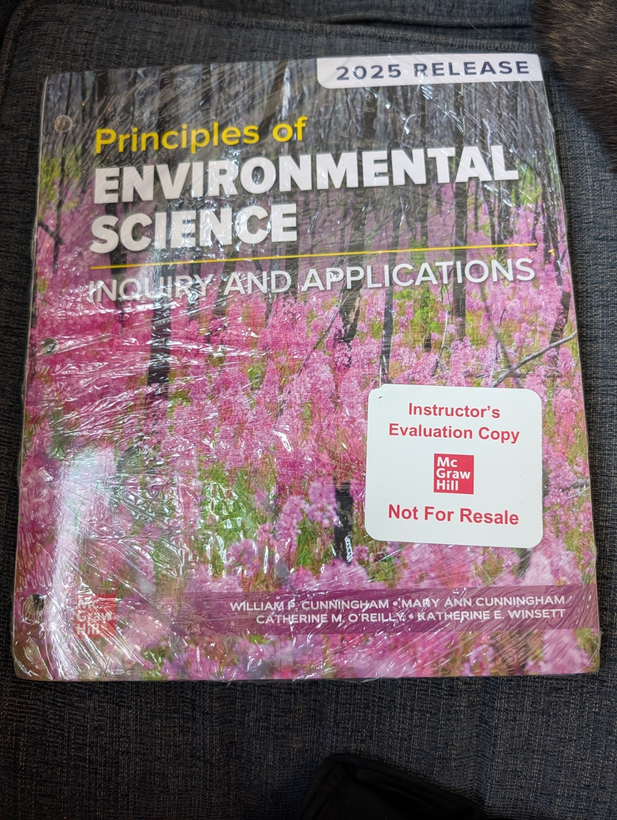Principles of Environmental Science: Inquiry and Applications by Cunningham