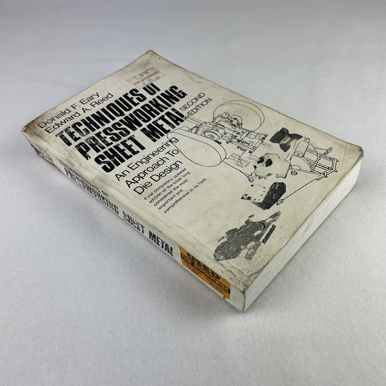 Techniques of Pressworking Sheet Metal: A- paperback, 9780139006968, Donald Eary
