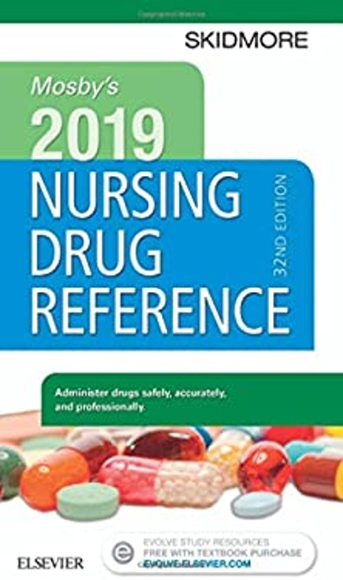 Mosby’s 2019 Nursing Drug Reference Paperback Linda Skidmore-Roth