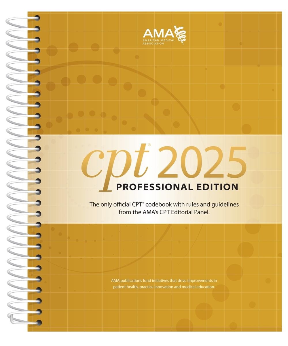 CPT Professional 2025 by American Medical Association Paperback Book