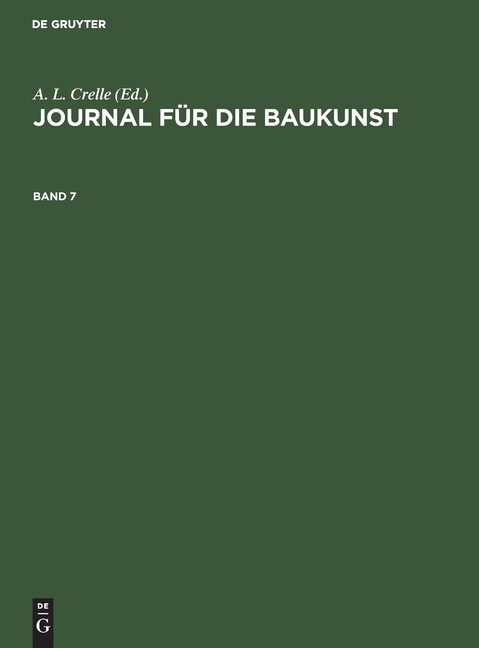 Journal F?R Die Baukunst